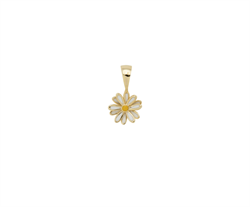 Anna+Nina Vedhæng - Daisy Necklace Charm, Gold plated